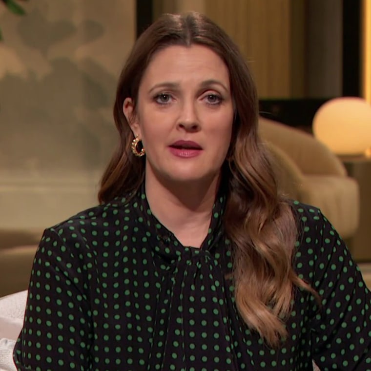 Drew Barrymore talking to Willie Geist.