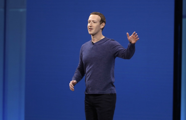 Image: Mark Zuckerberg delivers the keynote address at F8