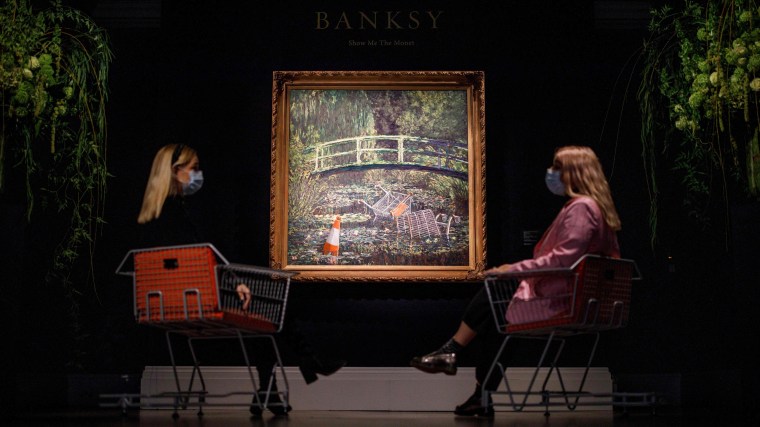 Image: Banksy Show me the Monet
