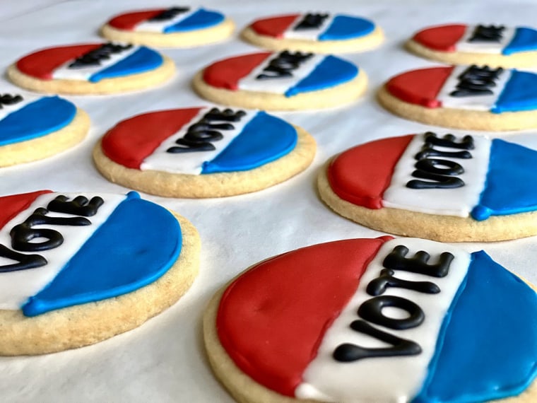 Vote cookies available from Bayou Bakery, Coffee Bar and Eatery.