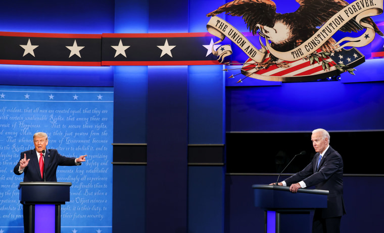 Image: Final 2020 U.S. presidential campaign debate in Nashville