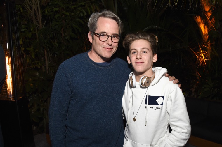 Matthew Broderick and son James Wilkie Broderick in 2017.