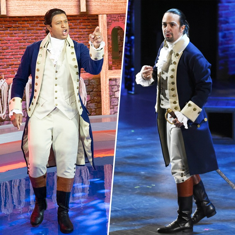 TODAY Show Halloween 2020: Craig Melvin as Alexander Hamilton from Broadway's "Hamilton."