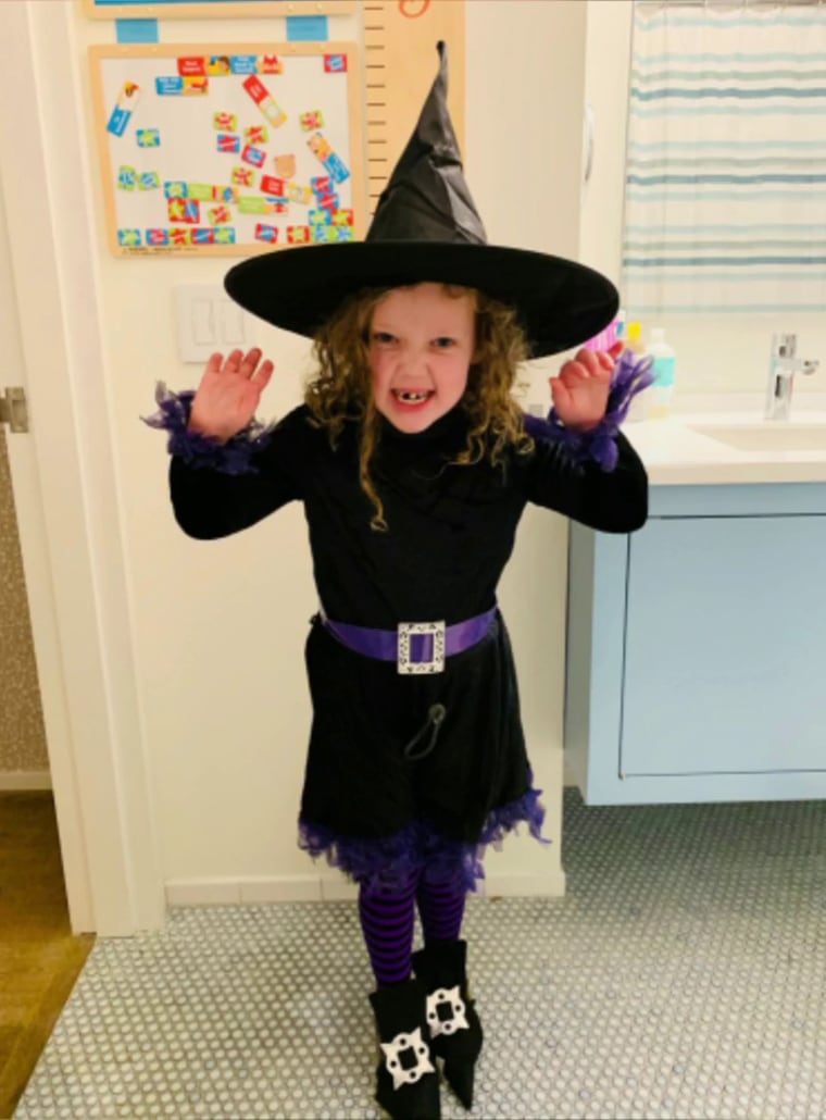 Savannah said daughter Vale has been itching to be a witch.
