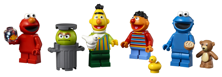 The Sesame Street minifigures might be the only part you let your kids play with.