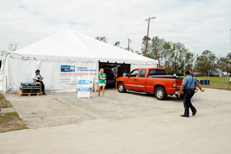 Image: United Way of Southwest Louisiana Hurricane Relief Center