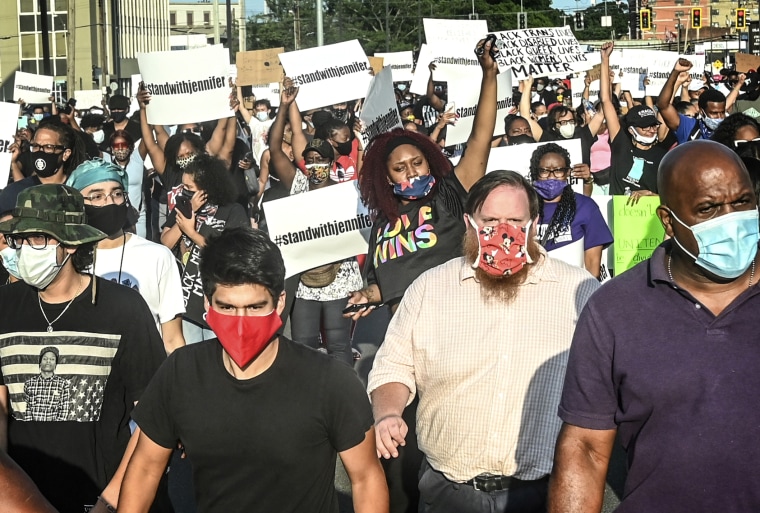 IMAGE: Protest in Long Island, N.Y.