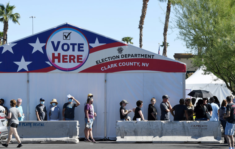 Image: Early Votes Begins In Nevada Ahead Of 2020 Election