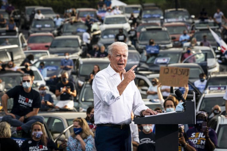 Image: Democratic Presidential Nominee Joe Biden Campaigns In Georgia