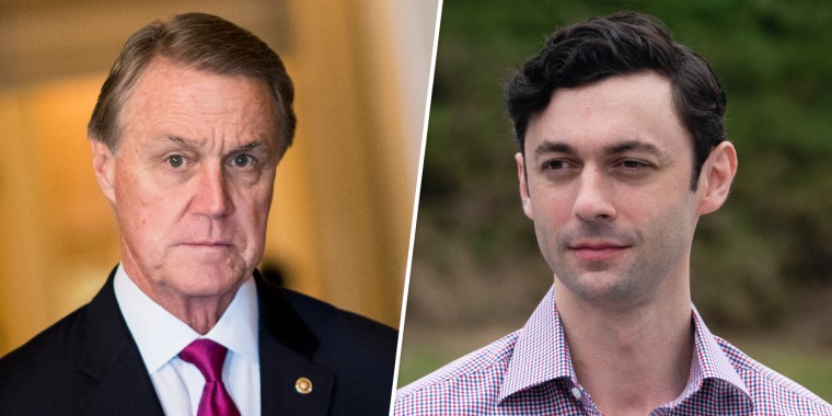 Image: David Perdue and Jon Ossoff