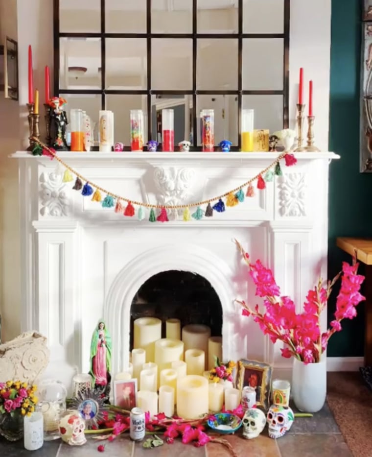 Image: Juan Frias's altar for Day of the Dead this year at his home in McAllen, Texas