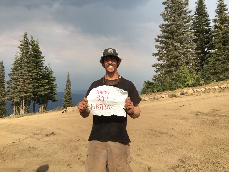 Missing birthdays and other special events is one of the many drawbacks wildland firefighters like Jonathon Golden face.