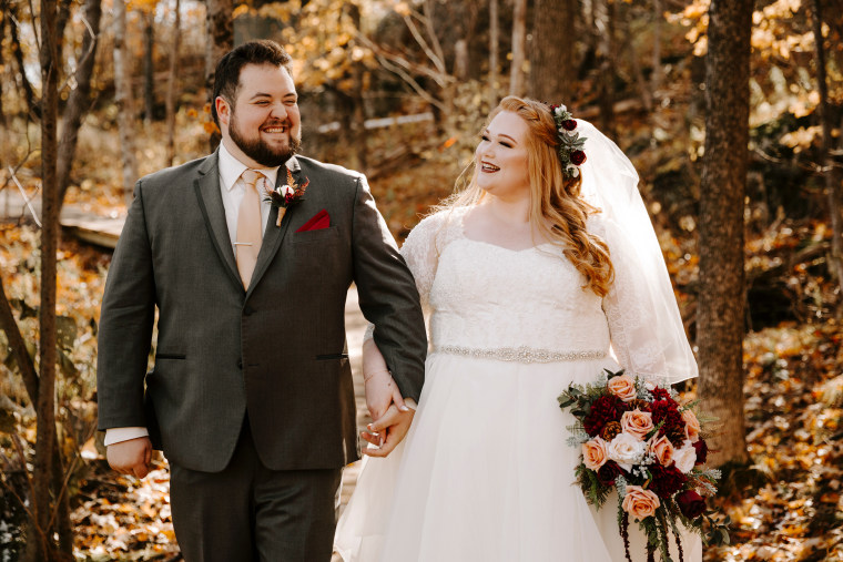 Stephanie and Brandon Engblom each weighed over 300 pounds in January 2020 when they started their weight-loss journey.