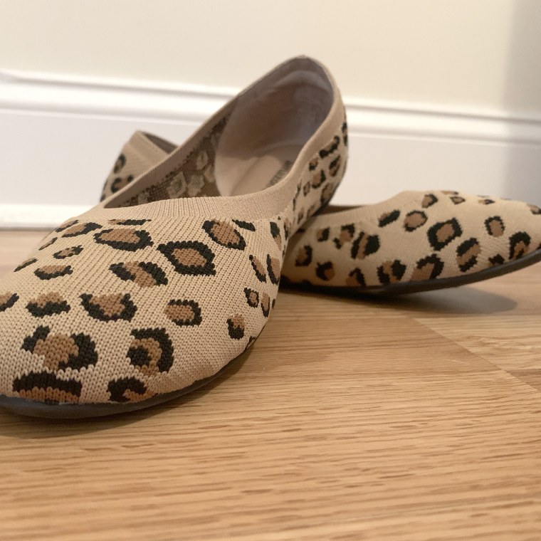 Animal print flats wide on sale width