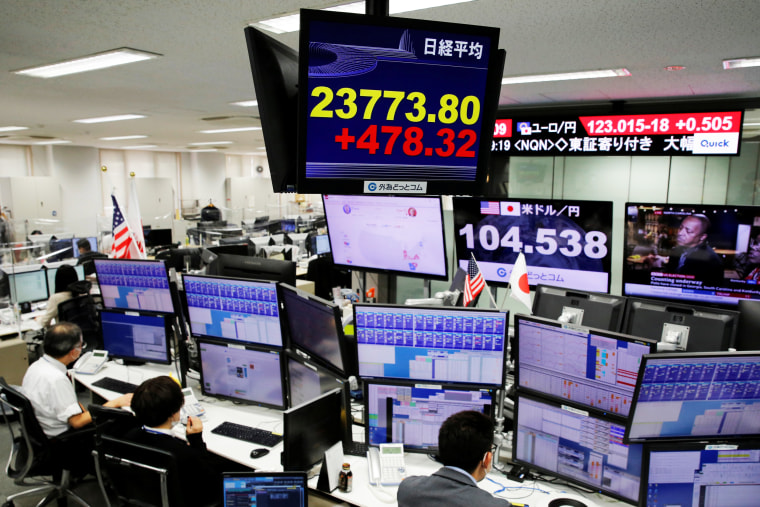 Nikkei on sale stock exchange