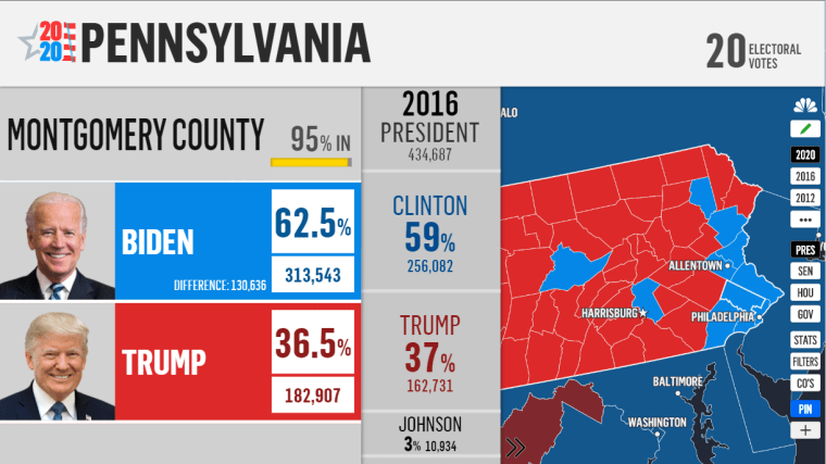 IMAGE: Electoral map of Pennsylvania