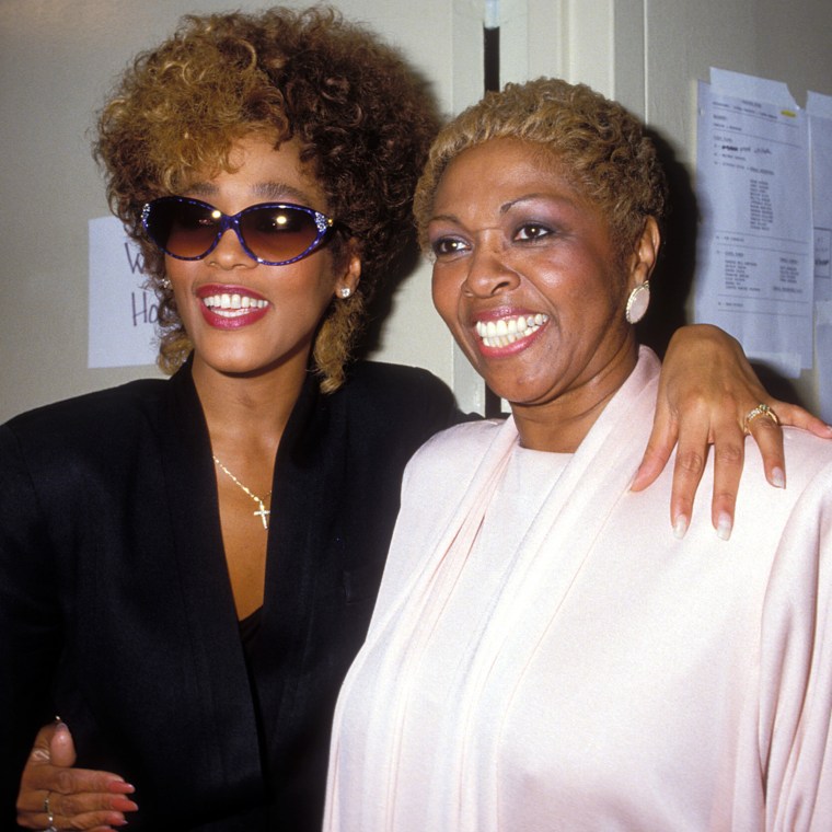 Whitney Houston and mother Cissy Houston. March 1987