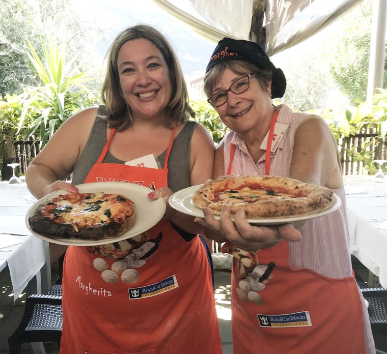 Me and my mother in Italy in 2019. I was uncomfortable taking pictures.
