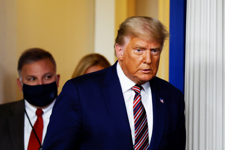 Image: U.S. President Trump speaks to reporters about the 2020 presidential election at the White House in Washington