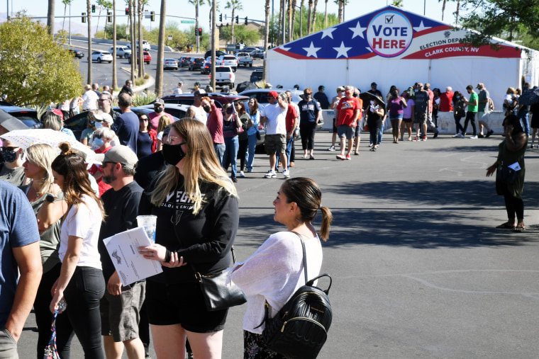 Image: Early Votes Begins In Nevada Ahead Of 2020 Election