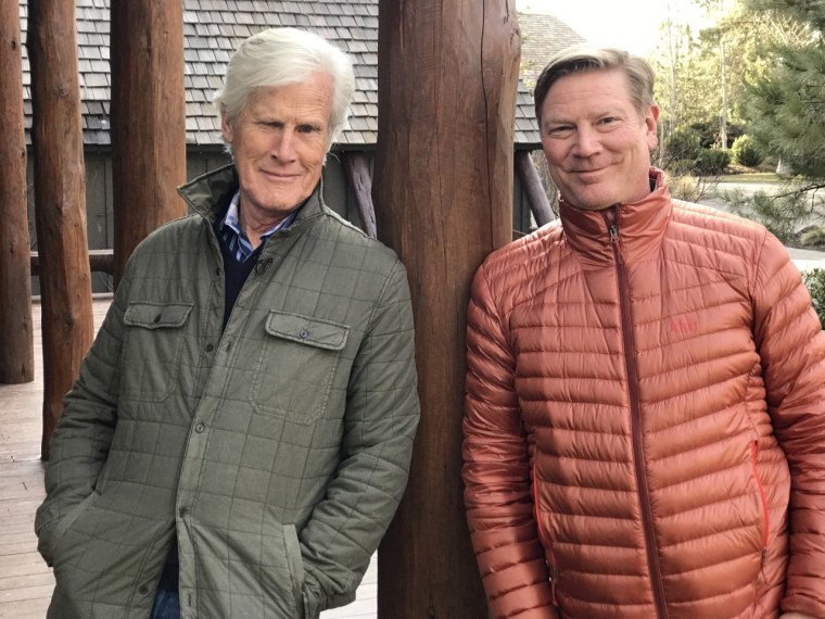 Shane Bishop with Keith Morrison.