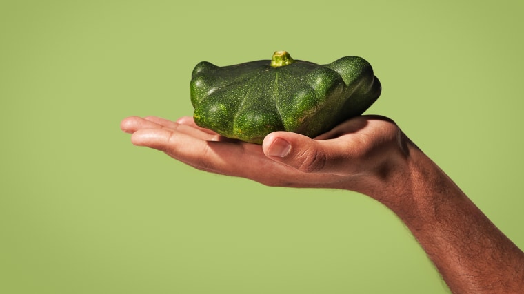 A squash that looks flat can often be found at farmers' markets but not at grocery stores that try and ensure produce looks a certain way.