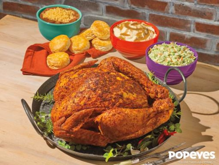 This Louisiana-based chicken chain is cooking up whole, roasted Cajun turkeys for Thanksgiving Day.
