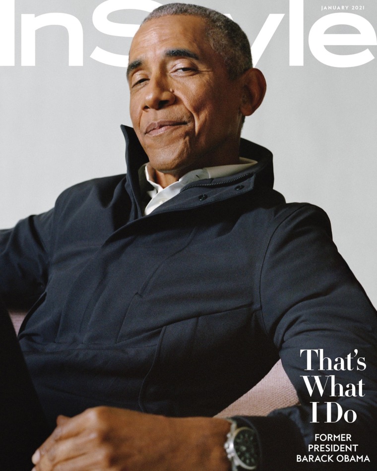 Former President Barack Obama covers the latest issue of InStyle magazine.