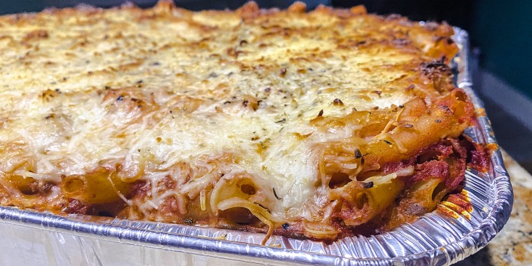 This baked ziti recipe is one of the most popular dishes on the r/Old_Recipes subreddit.
