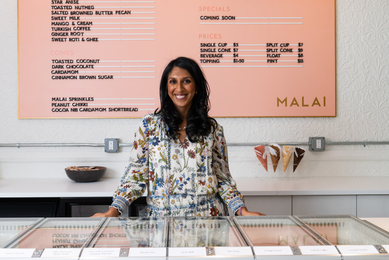 This ice cream shop in New York City calls itself "a decadent blend of cream and culture" because it draws inspiration from South Asian ingredients.