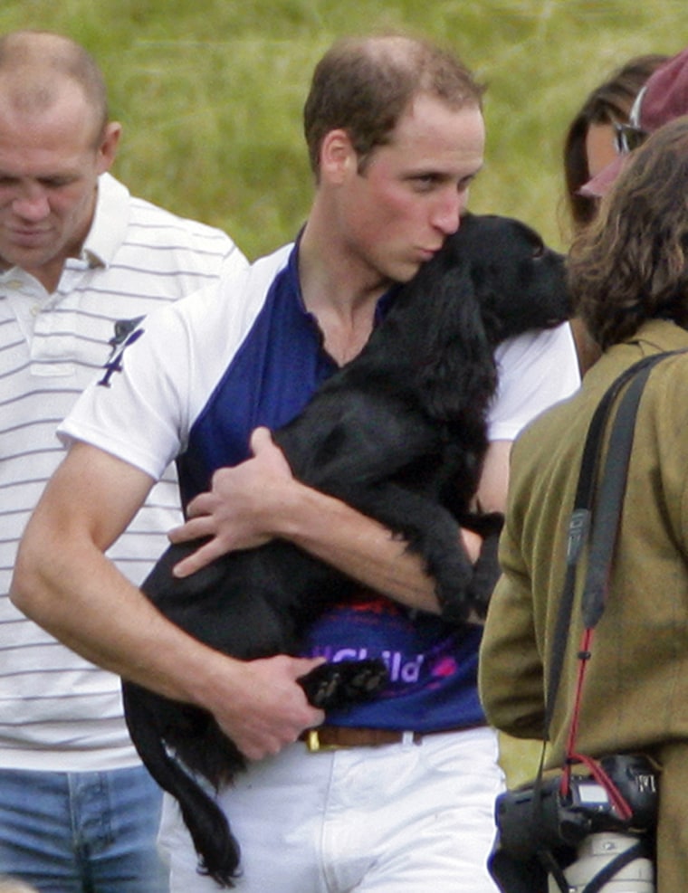 Prince William and his dog Lupo