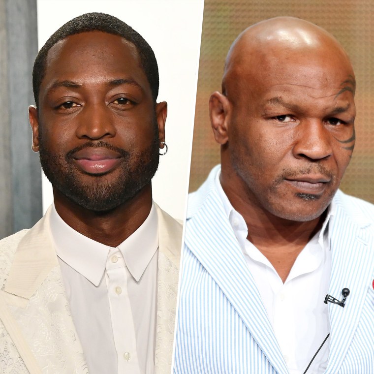 Dwyane Wade and Mike Tyson