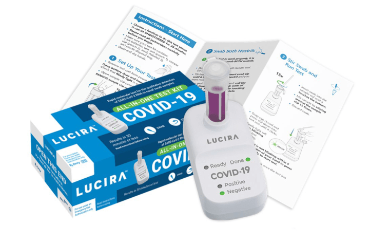 Lucira Health's at-home Covid-19 test.