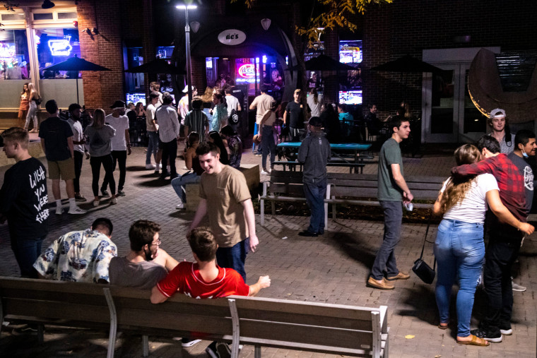 IMAGE: People at bars in Iowa City