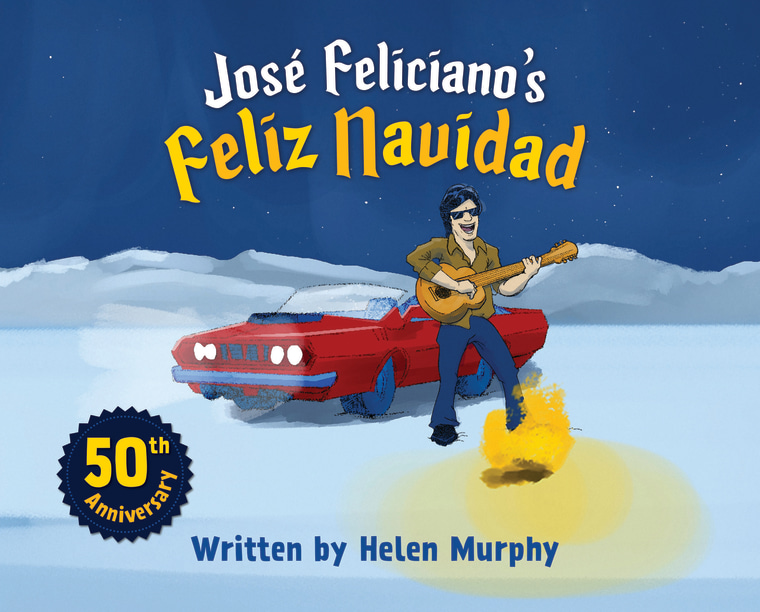 Murphy wrote the book and said she hoped to capture the universal love for Feliciano's Christmas song. There is a Spanish and English version of the children's story.