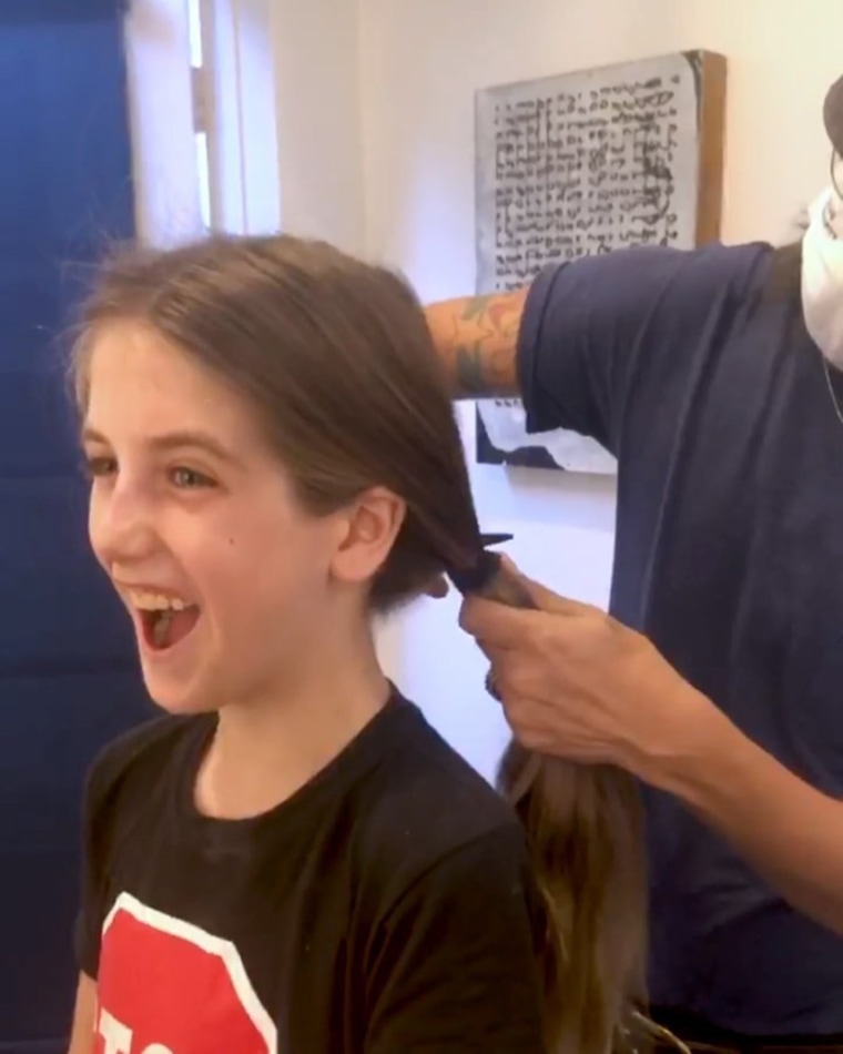 Alicia Silverstone's 9yearold son gets his long hair cut — see the video
