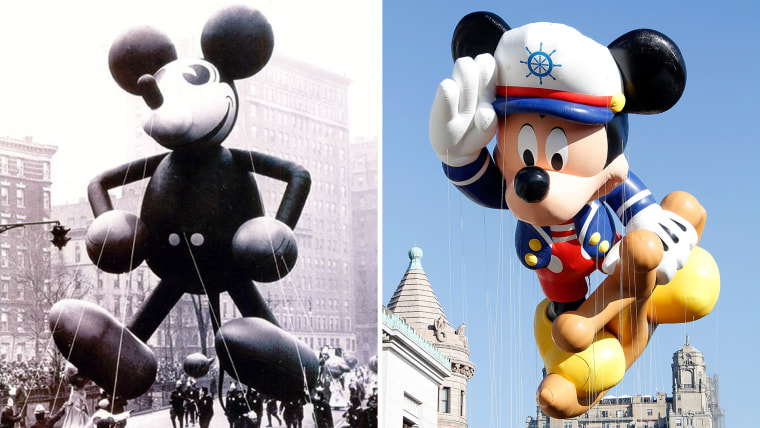 Mickey Mouse in the Macy's Thanksgiving Day Parade