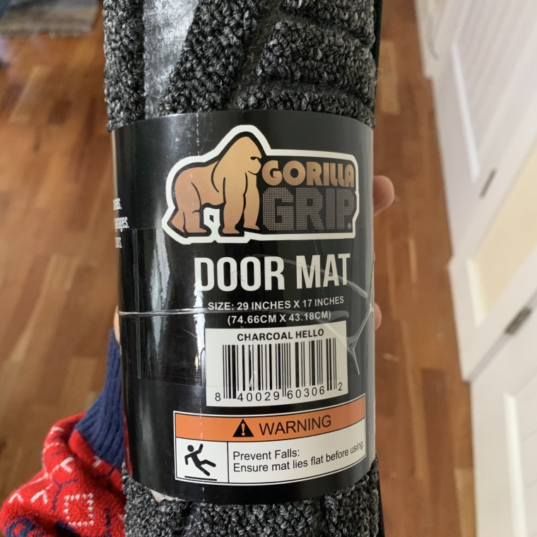 This doormat with 17,000 reviews traps dirt and snow so my floors