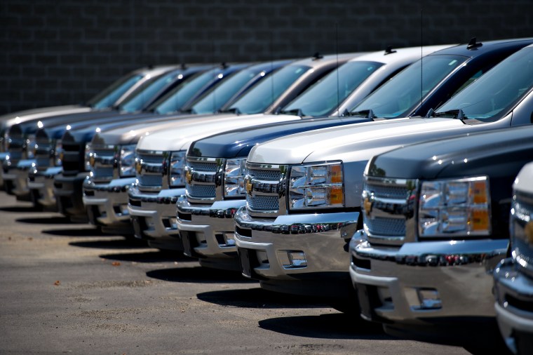 Views From An Auto Dealership Ahead Of General Motors Co. Earns Figures