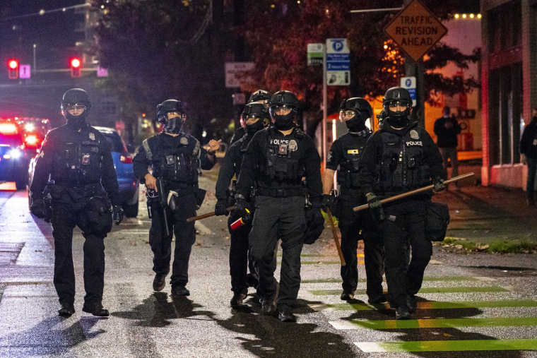 Image: Protesters Take To The Streets On Election Day In Seattle