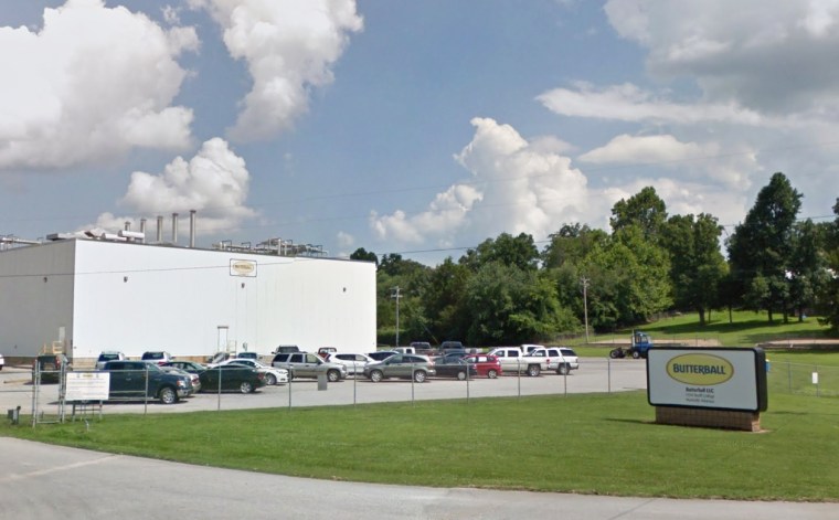 A Butterball plant in Huntsville, Ark.