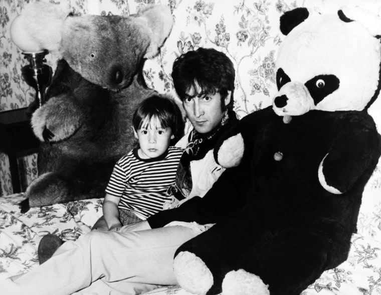 Image: John Lennon and Julian Lennon
