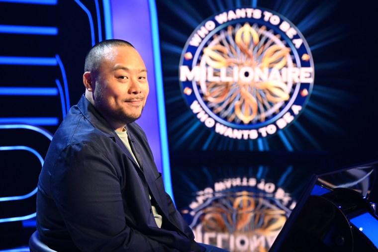 Chef David Chang competes for the Southern Smoke Foundation on "Who Wants to Be a Millionaire."