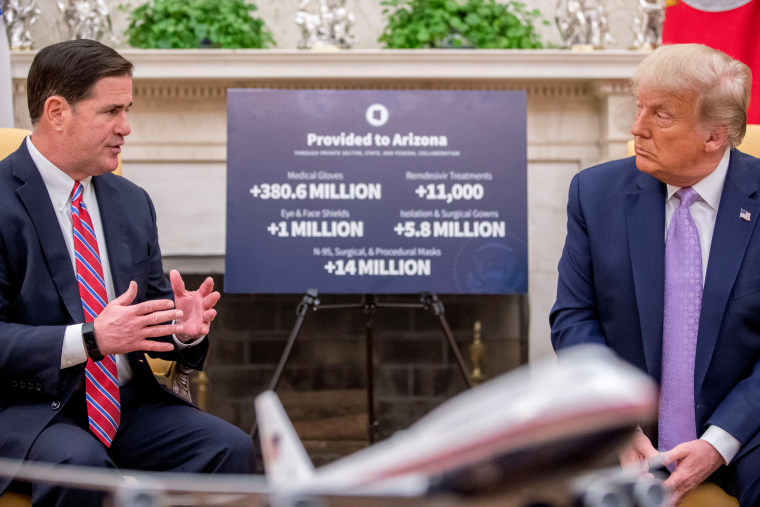 U.S. President Trump meets with Arizona Governor Ducey in Washington