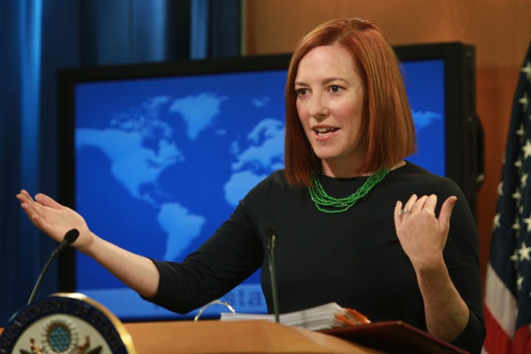 US State Department spokesperson Jennifer Psaki