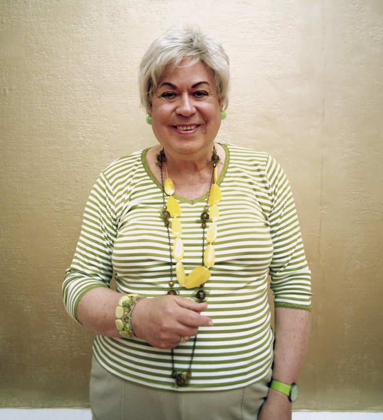 Portrait of a senior trans person from the LGBT community