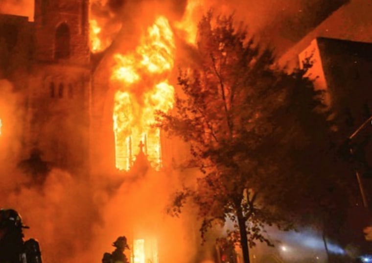 Church fire