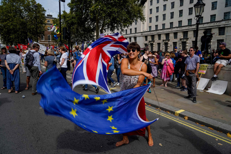 Image: FILES-BRITAIN-EU-POLITICS-BREXIT-UNIVERSITY-STUDENTS
