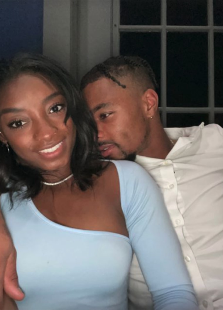 The superstar gymnast and Houston Texans safety have been enjoying their time together since they revealed in August that they were a couple. 