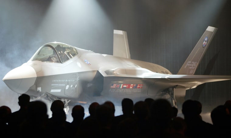 Image: Lockheed Martin Corp.'s F-35 jet is unveiled in Fort Worth,